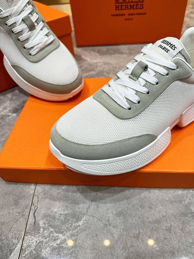 Мужские кроссовки Hermes Drift - White / Grey   