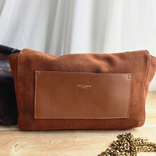 Замшевая сумка Yves Saint Laurent Kate 33x19 см   