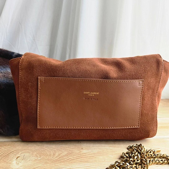 Замшевая сумка Yves Saint Laurent Kate 33x19 см