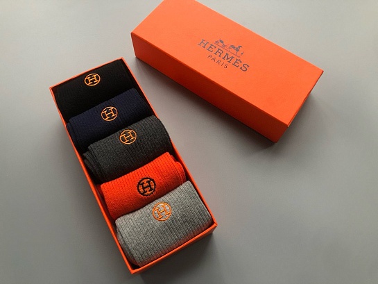 Комплект носков Hermes H embroidered