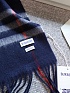 Шарф Burberry two-tone Check premium 168x30 см - Navy
