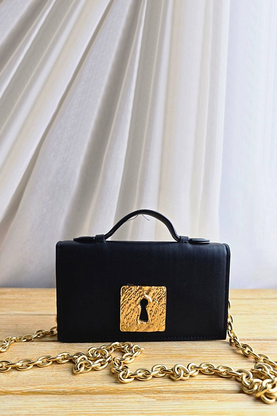 Кожаная сумка Schiaparelli 19x11 см