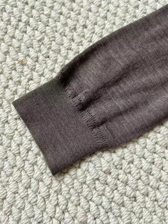 Поло с длинным рукавом Loro Piana Premium - Gray Coffee