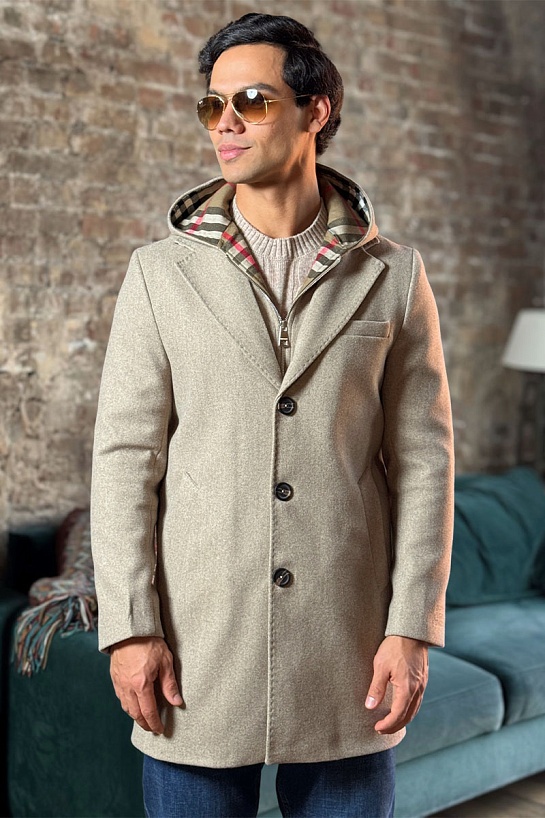 Мужское пальто Burberry London England - Beige