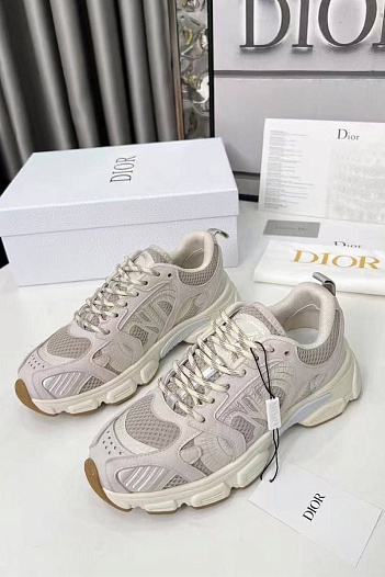 Женские кроссовки Dior Chrono Premium - Pink   