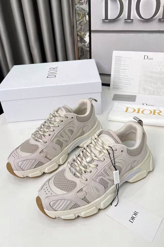 Женские кроссовки Dior Chrono Premium - Pink