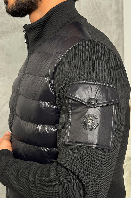 Куртка с вязаными рукавами Moncler