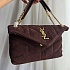 Замшевая сумка Yves Saint Laurent Lou Puffer 30x19 см