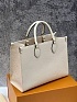 Женская кожаная сумка Louis Vuitton Onthego MM Premium 35x27x14 см