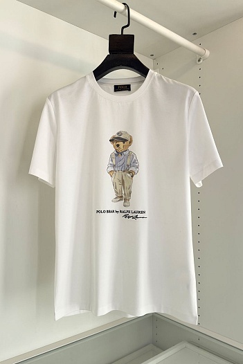 Футболка Polo Ralph Lauren Hemingway Bear - White   