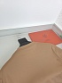 Мужская коричневая футболка Hermes premium