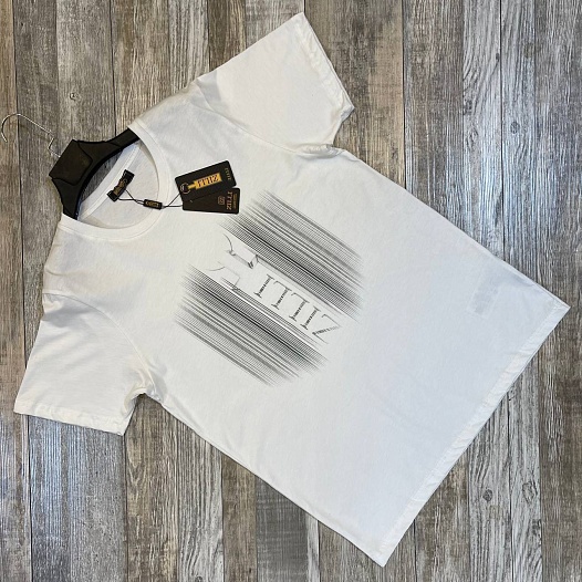 Мужская белая футболка Zilli   
