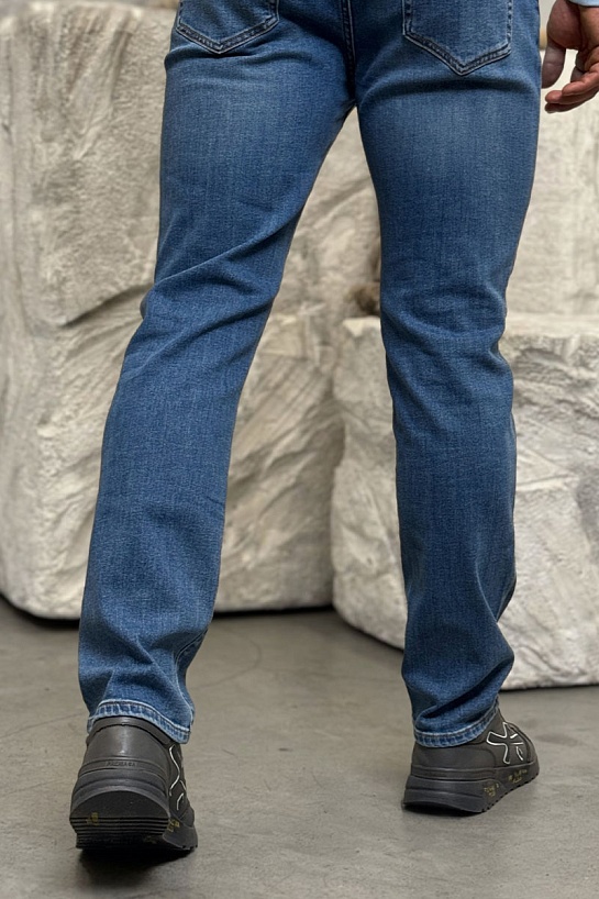 Кожаные кроссовки с мехом Premiata low-top - Grey