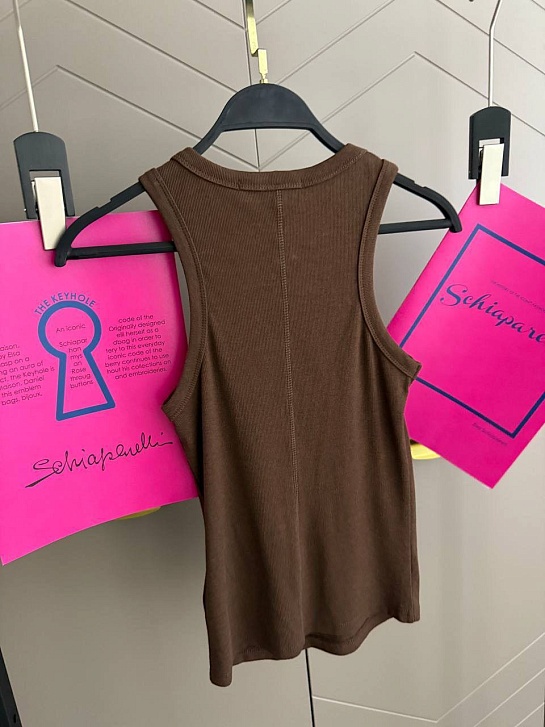 Женская майка Schiaparelli premium - Brown