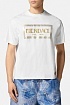 Белая футболка Collaboration Fendi x Versace Fendace Logo