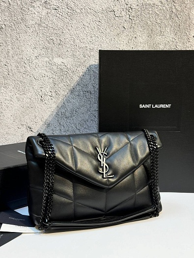 Кожаная сумка Yves Saint Laurent LouLou premium 28x17x9 см   