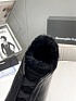 Кроссовки с мехом Ermenegildo Zegna Triple Stitch low-top - Black