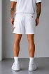 Мужские белые шорты Hugo Boss Dugo logo-embroidered