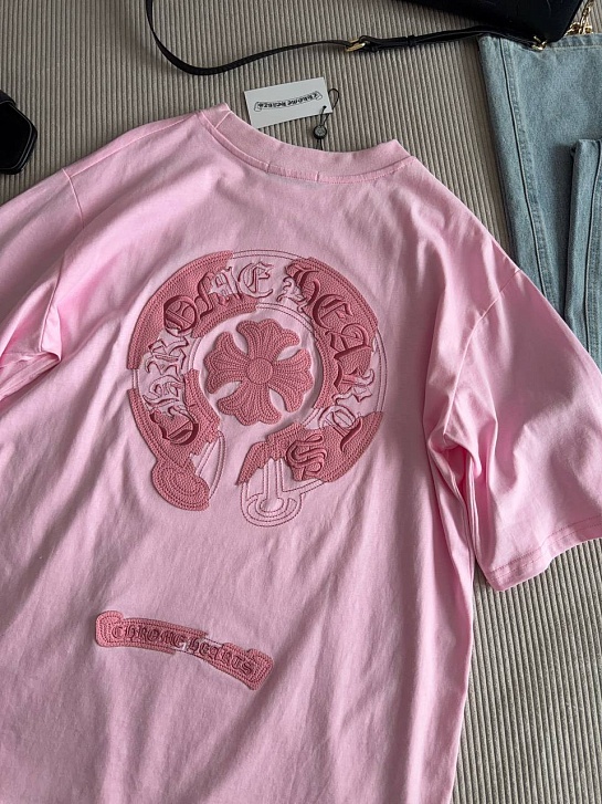 Женская оверсайз футболка Chrome Hearts premium