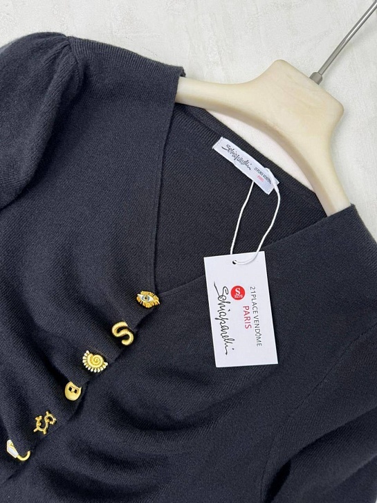 Женская кофта чёрного цвета Schiaparelli Premium