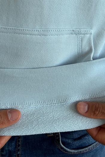 Мужское голубое худи Casablanca Par Avion   