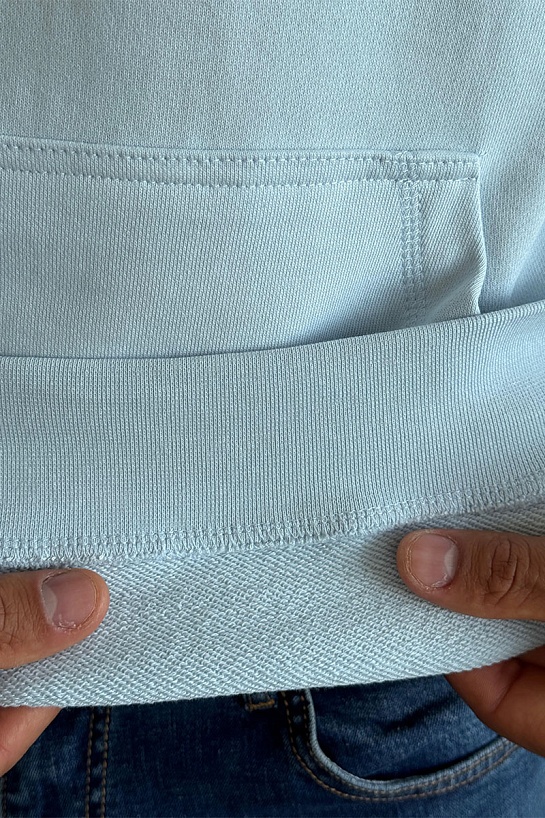 Мужское голубое худи Casablanca Par Avion