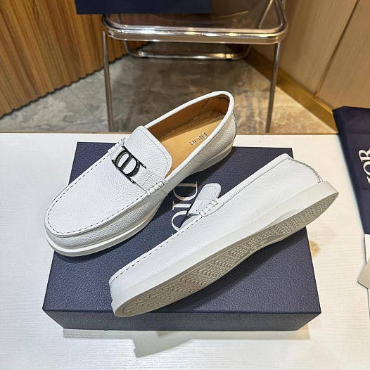 Мужские кожаные лоферы Dior   