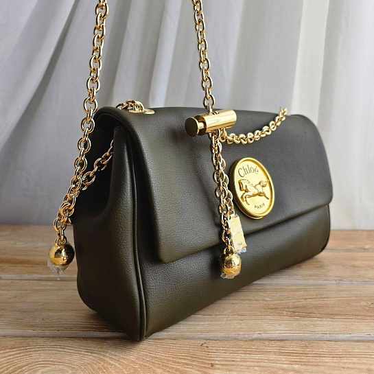 Кожаная сумка Chloe 28x17 см