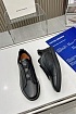 Чёрные кожаные кроссовки Ermenegildo Zegna