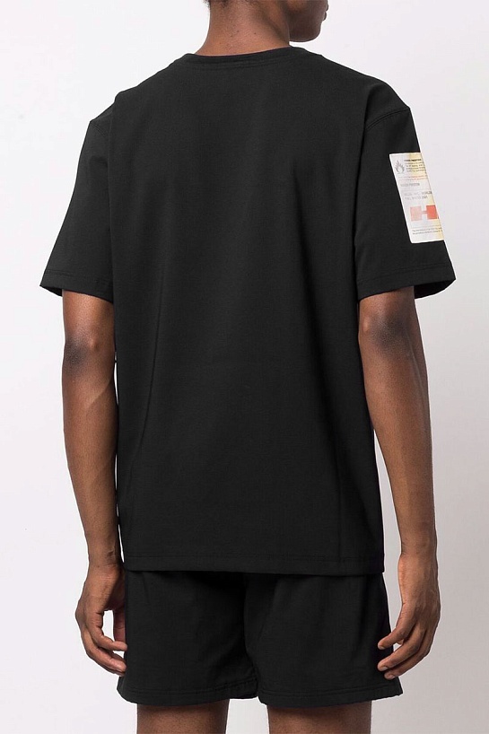 Чёрная оверсайз футболка Heron Preston