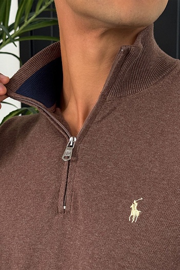 Мужская кофта Polo Ralph Lauren pony-embroidered - Brown   