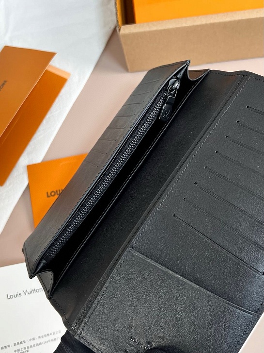 Кожаный бумажник Louis Vuitton Premium 19x9.5x2 см