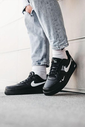 Кроссовки Nike AF1 '07 LV8 Utility Low - Black   
