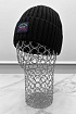 Мужская чёрная шапка Paul & Shark wool ribbed