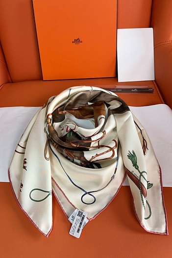 Платок Hermes Grand Galop premium 88x88 см   