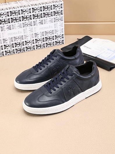 Кожаные кроссовки Premiata Bonnie - Navy   