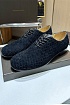 Мужские замшевые ботинки Bottega Veneta Intrecciato - Black