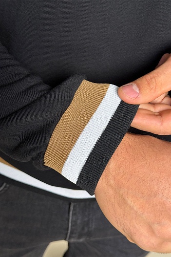 Мужской чёрный джемпер Hugo Boss   