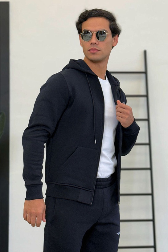 Утеплённая кофта на флисе Armani Exchange