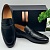 Чёрные кожаные лоферы Zegna