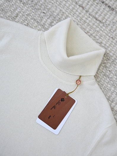 Мужская водолазка Loro Piana Premium - Beige   