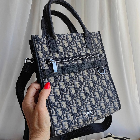 Текстильная сумка-планшет Dior 24x21 см