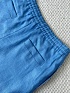 Льняные шорты синего цвета Zegna premium