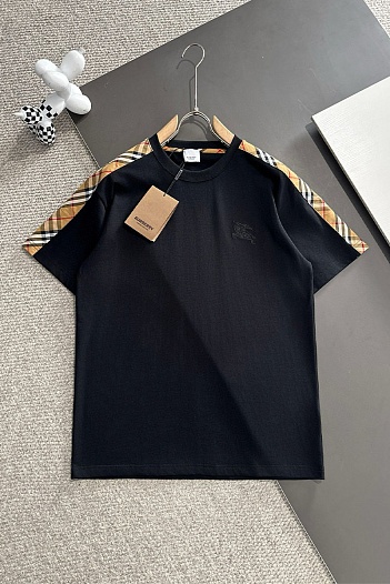 Футболка чёрного цвета Burberry Premium   