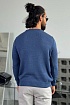 Мужской свитер цвета индиго Loro Piana