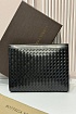 Кожаный клатч Bottega Veneta Intreccio premium 26x20x6.5 см