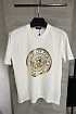 Футболка белого цвета Balmain metallic coin