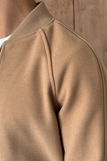 Мужской бежевый бомбер Louis Vuitton   