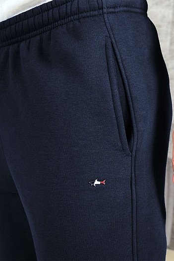 Утеплённые штаны на флисе Paul & Shark тёмно-синего цвета   