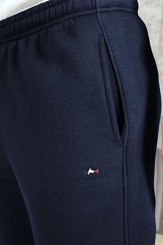 Утеплённые штаны на флисе Paul & Shark тёмно-синего цвета